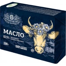 Масло сладкосливочное Беловежские сыры несоленое 82.5% 200г в магазинах Магнит