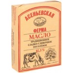 Масло сливочное Асеньевская Ферма 82.5% 180г Масло сливочное Асеньевская Ферма 82.5% 180г
