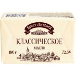 Масло сливочное Брест-Литовск 72.5% 180г Масло сливочное Брест-Литовск 72.5% 180г