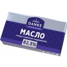 Масло сливочное Danke 82.5% 180г в магазинах Магнит