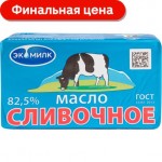 Масло сливочное Экомилк 82.5% 180г Масло сливочное Экомилк 82.5% 180г