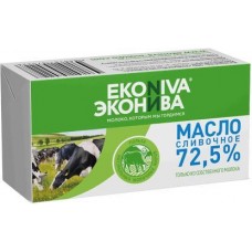 Масло сливочное Эконива 72.5% 180г в магазинах Магнит