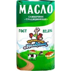 Масло сливочное Кубанский молочник 82.5% 170г в магазинах Магнит
