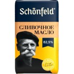 Масло сливочное Schonfeld 82.5% 180г Масло сливочное Schonfeld 82.5% 180г