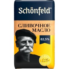 Масло сливочное Schonfeld 82.5% 180г в магазинах Магнит