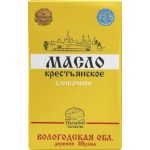 Масло сливочное Уваровские сыроварни Крестьянское 72.5% 170г Масло сливочное Уваровские сыроварни Крестьянское 72.5% 170г