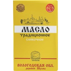 Масло сливочное Уваровские сыроварни Традиционное 82.5% 170г в магазинах Магнит