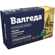 Масло сливочное Валгеда Традиционное 82.5% 160г в магазинах Магнит