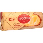 Масло сливочное Вкуснотеево Традиционное 82.5% 340г