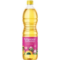 Масло подсолнечное Кубанское любимое с экстрактом чеснока 800мл в магазинах Магнит