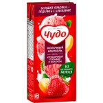 Коктейль молочный Чудо Клубничный пломбир банан 2% 960г