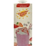 Коктейль молочный Солнышко Кубани клубника 2.5% 1л
