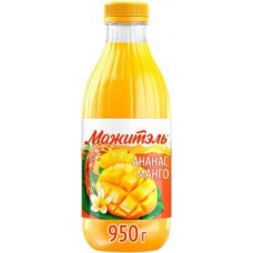 Напиток молочно-соковый Мажитэль Ананас и манго 950г в магазинах Магнит