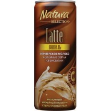 Напиток Natura Selection Latte Ваниль кофейный молочный 2.4% 220мл в магазинах Магнит