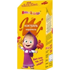 Коктейль молочный Маша и Медведь карамель 2.3% 200г в магазинах Магнит