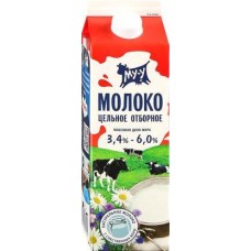 Молоко Му-у пастеризованное 3.4%-6% 873мл в магазинах Магнит