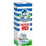 Молоко Простоквашино ультрапастеризованное 3.2% 950мл