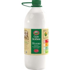 Молоко Село Зеленое пастеризованное 3.2% 1.947л в магазинах Магнит