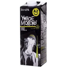 Молоко Умное молоко А2 ультрапастеризованное 3.4-4.5% 1л в магазинах Магнит