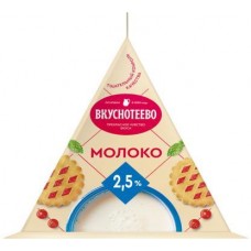 Молоко Вкуснотеево ультрапастеризованное 2.5% 200мл в магазинах Магнит
