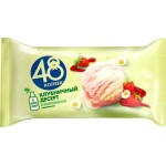Мороженое 48 Копеек Клубничный Десерт 243г
