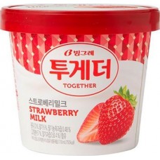 Мороженое Binggrae молочное клубника 710мл в магазинах Магнит