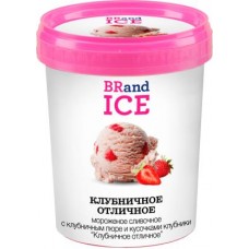 Мороженое BRandICE ведро Клубничное отличное 300г в магазинах Магнит