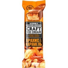Мороженое Craft Ice Cream батончик в молочном шоколаде арахис карамель 80г в магазинах Магнит