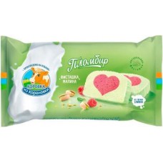 Мороженое Коровка из Кореновки Пломбир фисташка малина 200г в магазинах Магнит