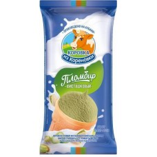 Мороженое Коровка из Кореновки пломбир фисташковый стаканчик 80г в магазинах Магнит
