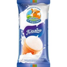Мороженое Коровка из Кореновки Пломбир в вафельном стаканчике 15% 100г в магазинах Магнит
