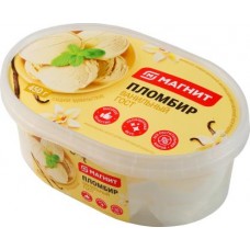 Мороженое Магнит ванильный пломбир 12% 450г в магазинах Магнит