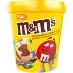 Мороженое M&Ms 2 слоя молочное с арахисом и шоколадным драже ведро 295г