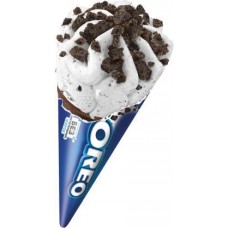 Мороженое Oreo Сливочное с дробленым печеньем в вафельном рожке 72г в магазинах Магнит