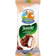 Мороженое пломбир Коровка из кореновки молочная глазурь фундук эскимо 70г в магазинах Магнит