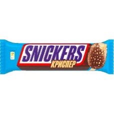 Мороженое Snickers эскимо Криспер молочное с карамелью и арахисом 64г в магазинах Магнит