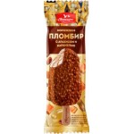 Мороженое Свитлогорье Эскимо Пломбир с арахисом и карамелью 80г