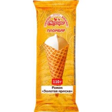 Мороженое Свитлогорье Золотая ириска вафельный рожок 110г в магазинах Магнит