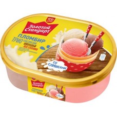 Мороженое Золотой Стандарт Клубника шоколад 475г в магазинах Магнит