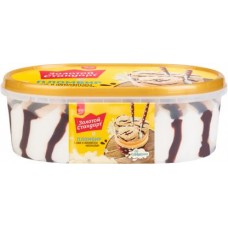 Мороженое Золотой стандарт Пломбир с суфле и шоколадным наполнителем 12% 475г в магазинах Магнит