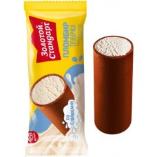 Мороженое Золотой стандарт Трубочка Пломбир 12% 74г в магазинах Магнит