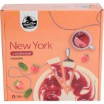 Торт Cheeseberry Чизкейк New-York с клубничным наполнителем замороженный 700г