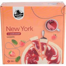 Торт Cheeseberry Чизкейк New-York с клубничным наполнителем замороженный 700г в магазинах Магнит