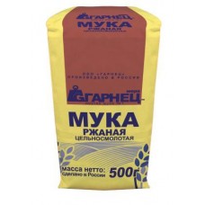 Мука Гарнец Ржаная цельносмолотая 500г в магазинах Магнит