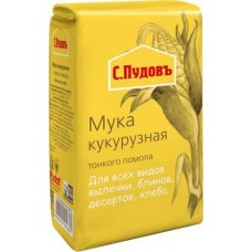 Мука С.Пудовъ Кукурузная 450г в магазинах Магнит