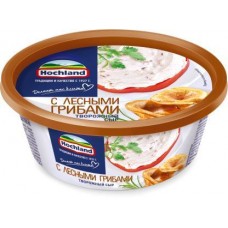 Сыр творожный Hochland с лесными грибами 60% 140г в магазинах Магнит