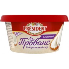 Сыр творожный President сливочный Прованс 65% 120г в магазинах Магнит