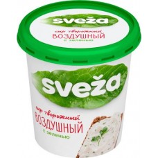 Сыр творожный Савушкин Воздушный с зеленью 60% 150г в магазинах Магнит