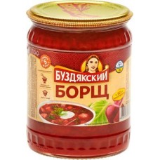 Борщ Буздякский из свежей капусты с зеленью 500г в магазинах Магнит