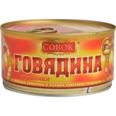 Говядина Совок Тушеная высший сорт 325г в магазинах Магнит